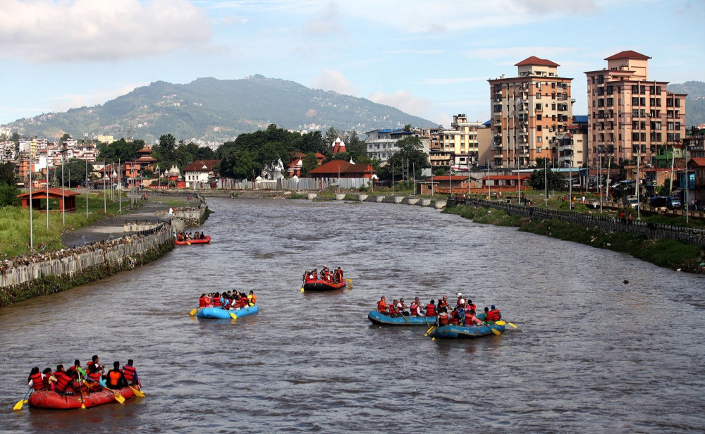 Rafting in Bagmati River