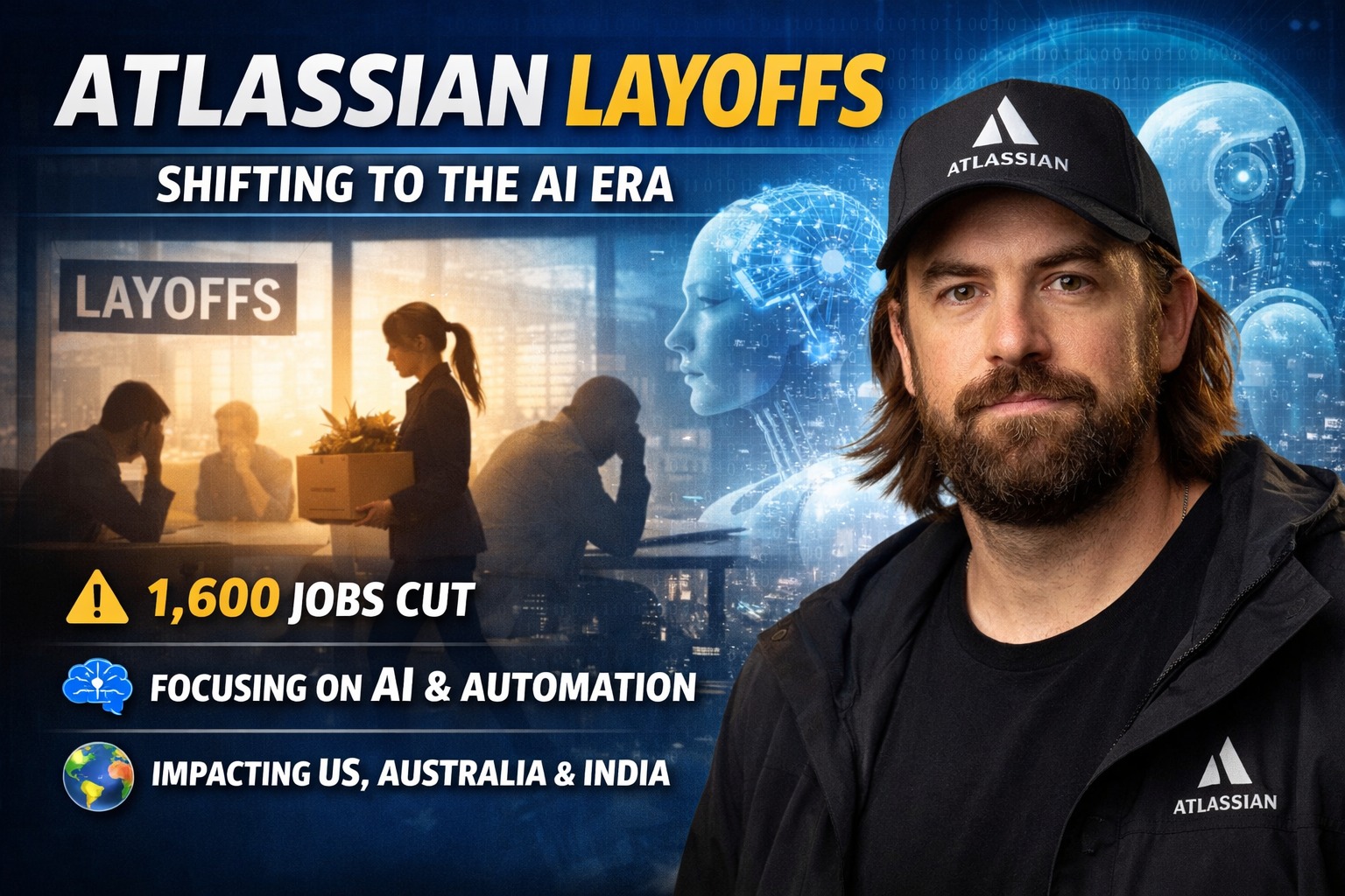 Atlassian Announces Major Layoffs as Company Shifts Toward the AI Era